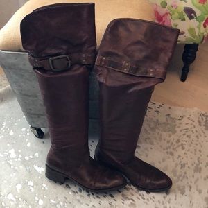 Over the knee Jessica Simpson leather boots